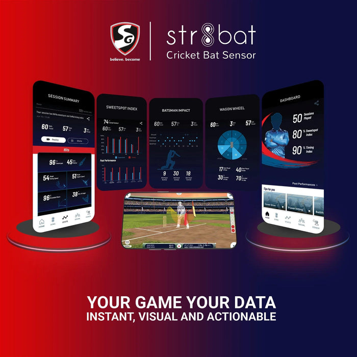 SG|Str8bat Cricket Bat Sensor