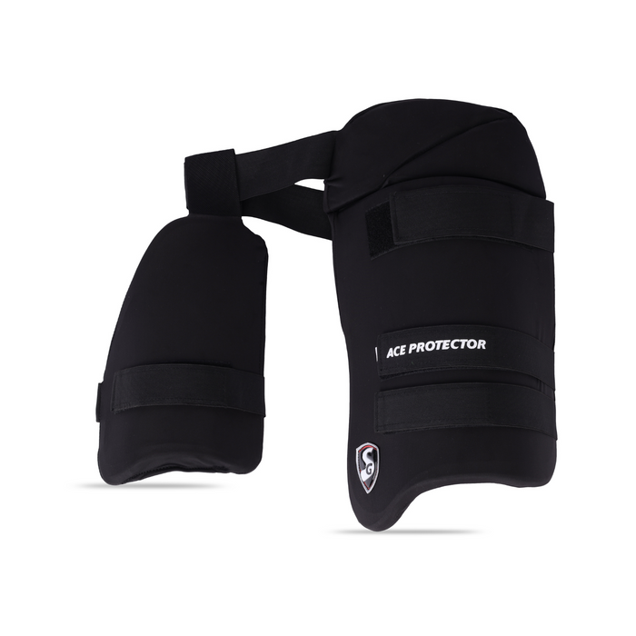 SG THIGH PAD-COMBO ACE PRO BLK YOUTH