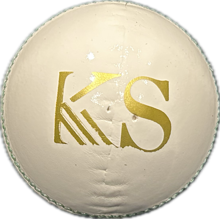 KS True Test Cricket Ball Colour White