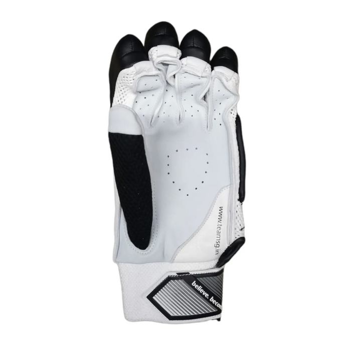 SG TEST BLACK BATTING GLOVES